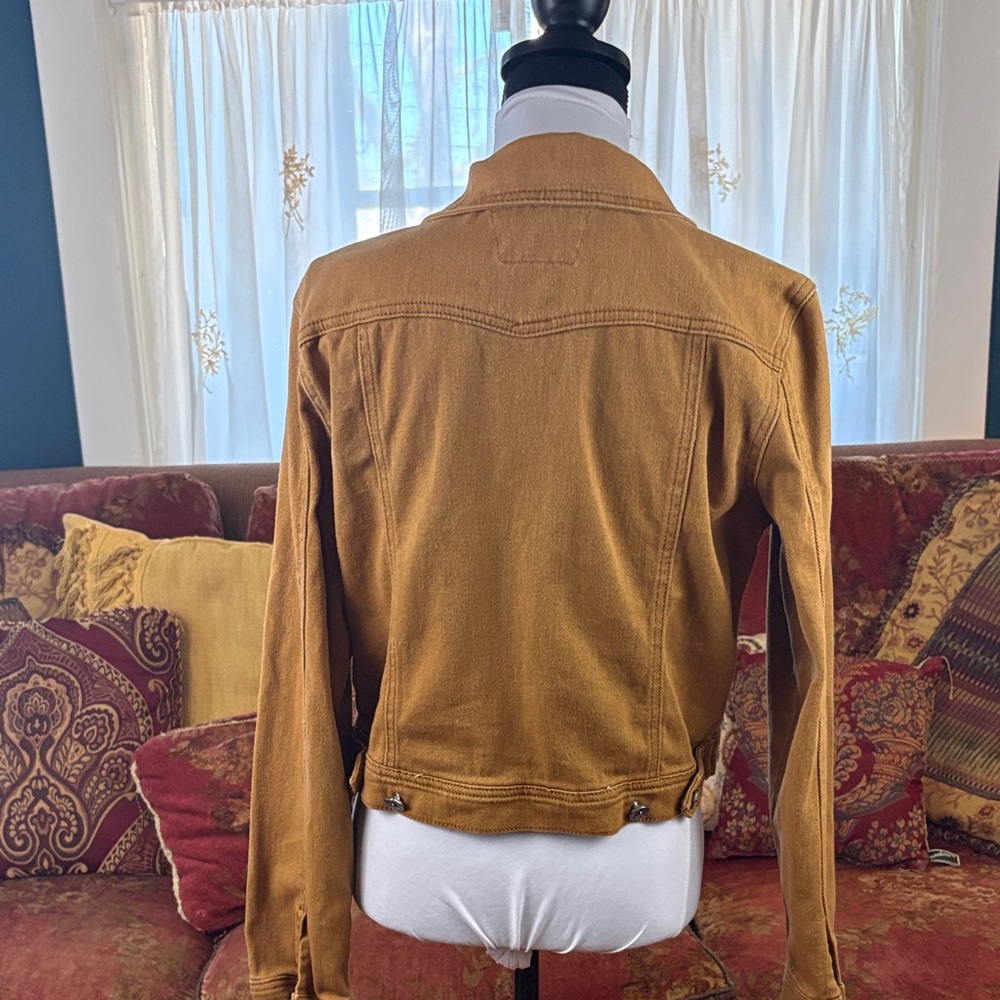 Tan Denim Jacket - Picture 7 of 10